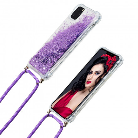 iPhone 11 Pro Max Glitter & Cord Case
