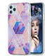 iPhone 11 Pro Max Silicone Case Marble Geometry