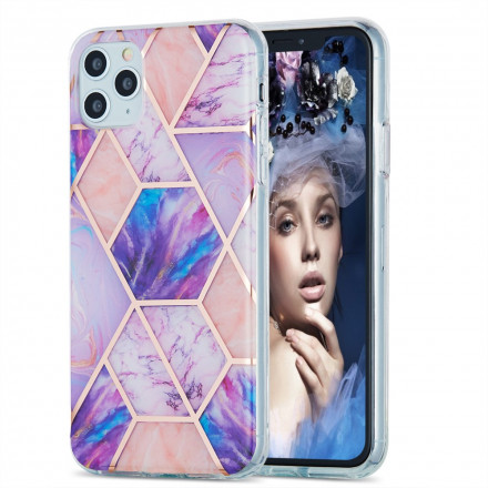iPhone 11 Pro Max Silicone Case Marble Geometry
