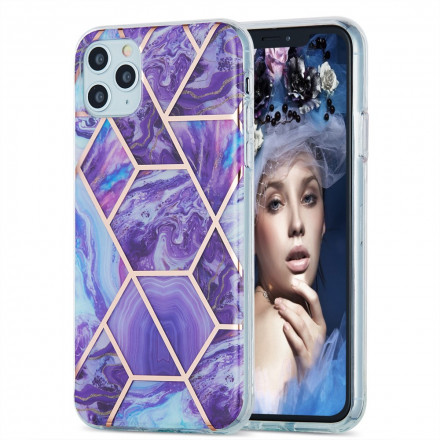 iPhone 11 Pro Max Silicone Case Marble Geometry
