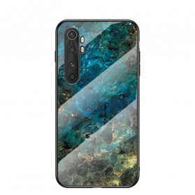 Xiaomi Mi Nota 10 Lite Case Marble Colors Tempered Glass