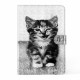 Capa de couro Samsung Galaxy Tab S7 Kitten