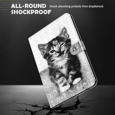 Capa de couro Samsung Galaxy Tab S7 Kitten