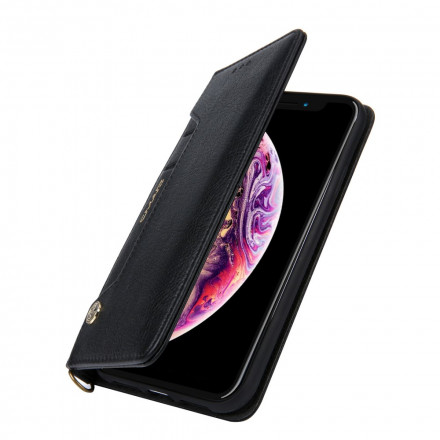 Capa Flip Capa iPhone XR Efeito Couro Multi-Cartão CMAI2