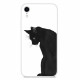 Capa iPhone XR Cat Black Thoughtful