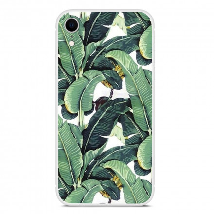 Folhas verdes da capa do iPhone XR