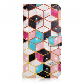 Capa iPhone XR Mármore Multicor