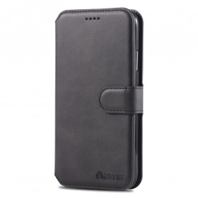 Capa para iPhone XR AZNS Efeito couro