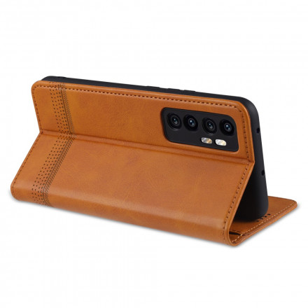 Capa Flip Xiaomi Mi Nota 10 Lite Leather Style AZNS