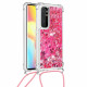 Xiaomi Mi Nota 10 Lite Case Glitter e Cordão