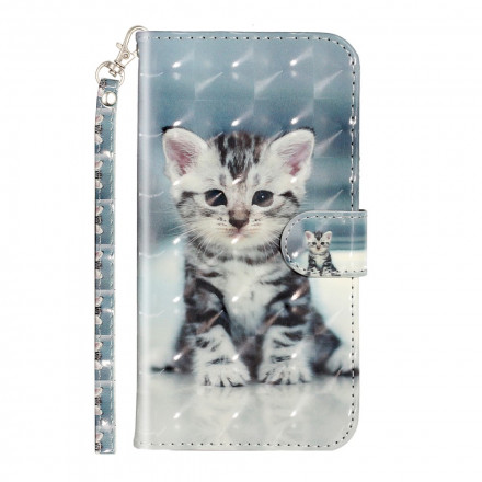 Capa iPhone XR Kitten Light Spots com CordÃ£o