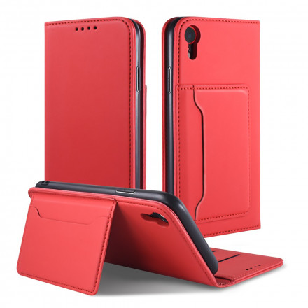 Tampa Flip Capa iPhone XR Porta-cartões