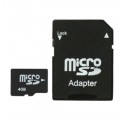 Cartão Micro SD de 4GB com Adaptador SD