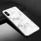 Mármore de vidro temperado da capa do iPhone X / XS