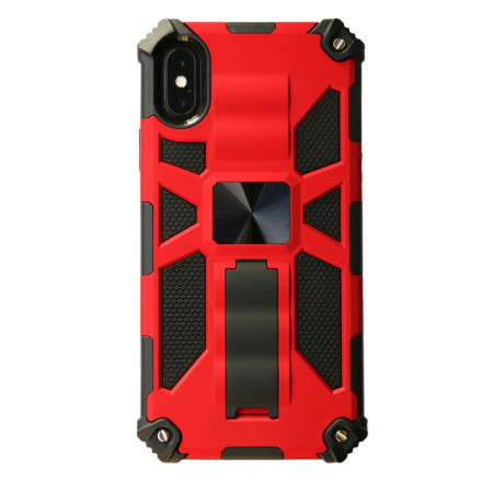 Capa destacável para iPhone X / XS com suporte amovível Capa destacável para iPhone X / XS com suporte amovível