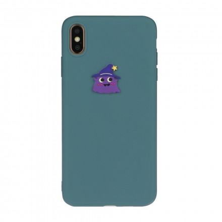 iPhone X / XS Logotipo de animal divertido da capa de silicone