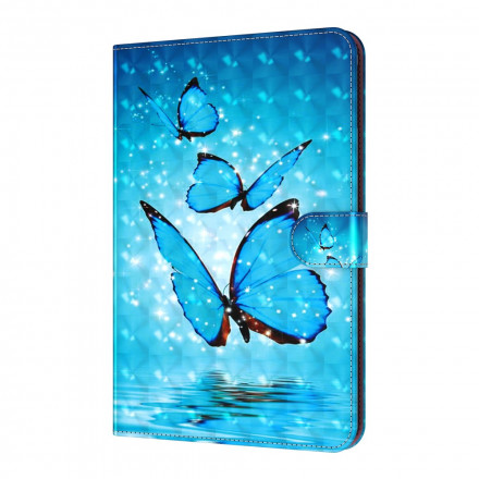 Samsung Galaxy Tab S7 Manteiga em Couro Butterflies