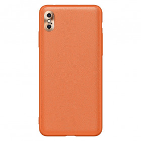 Cor da capa de couro do iPhone X / XS Style Leather Case