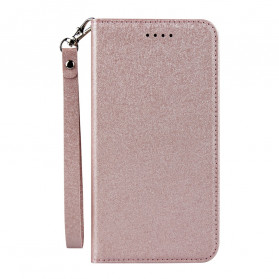 Capa Flip Cover iPhone XS Max Style Soft Leather com Cordão