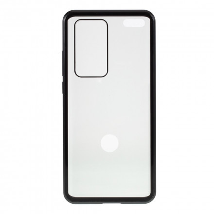 Capa Huawei P40 Pro Metal e Capa de Vidro Duplo