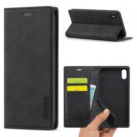 Capa iPhone XS Max LC.IMEEKE Efeito Couro