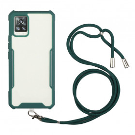 Samsung Galaxy A52 4G / A52 5G Capa Híbrida com Cordão Colorido