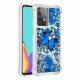 Samsung Galaxy A52 4G / A52 5G Case Blue Butterflies Glitter