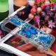Samsung Galaxy A52 4G / A52 5G Case Blue Butterflies Glitter