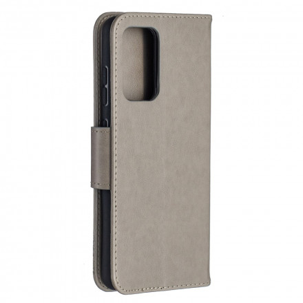 Capa Samsung Galaxy A52 4G / A52 5G Borboletas em Voo com CordÃ£o