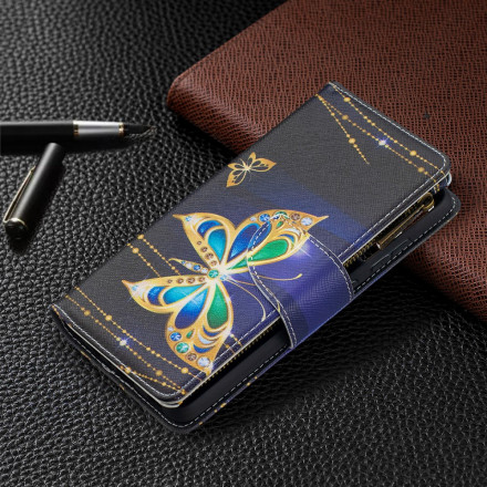 Samsung Galaxy A52 4G / A52 5G Capa de Bolso com Fecho de Carcaça Butterflies