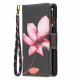 Capa Samsung Galaxy A52 4G / A52 5G Flor de Bolso com Fecho