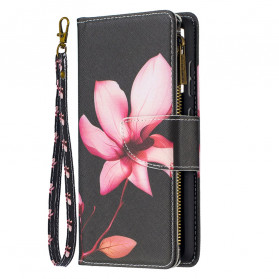 Capa Samsung Galaxy A52 4G / A52 5G Flor de Bolso com Fecho