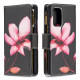 Capa Samsung Galaxy A52 4G / A52 5G Flor de bolso com fecho de correr