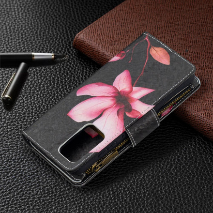 Capa Samsung Galaxy A52 4G / A52 5G Flor de Bolso com Fecho