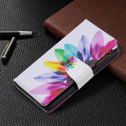 Capa Samsung Galaxy A52 4G / A52 5G Flor de Bolso com Fecho