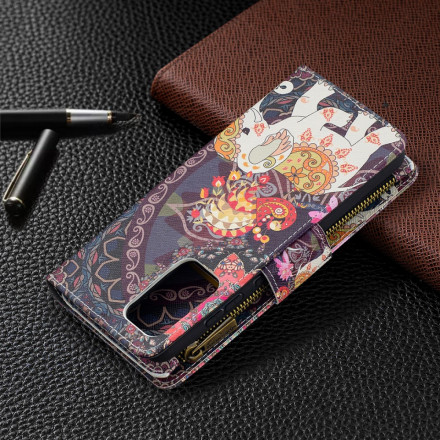 Samsung Galaxy A52 4G / A52 Elephant Zipped Case
