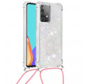 Samsung Galaxy A52 4G / A52 5G Glitter Case com Lanyard