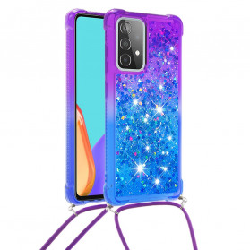 Samsung Galaxy A52 4G / A52 5G Silicone Case Glitter e Cordão