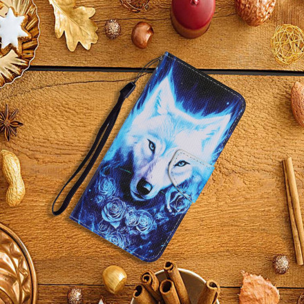 Samsung Galaxy A52 4G / A52 5G Case Wolf White