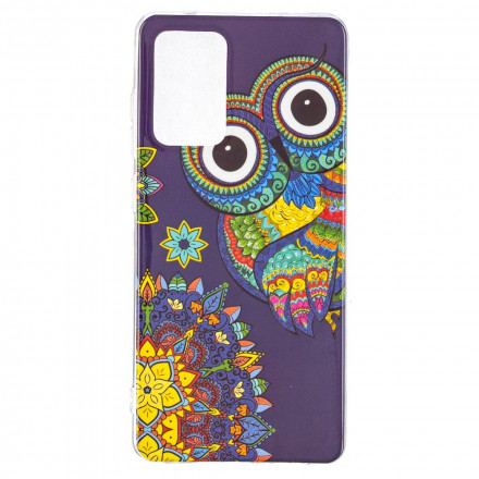 Samsung Galaxy A52 4G / A52 5G Capa Fluorescente Coruja Owl