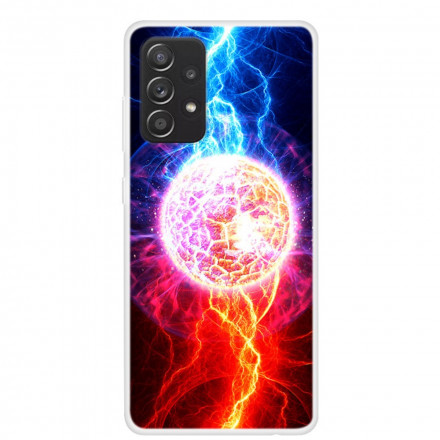 Samsung Galaxy A52 4G / A52 5G Planetas de capa de silicone em chamas