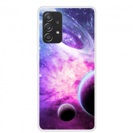Samsung Galaxy A52 4G / A52 5G Planetas de capa de silicone