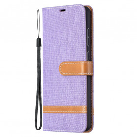 Samsung Galaxy A72 4G / A72 5G Case Fabric & Leather Effect