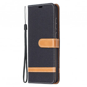 Samsung Galaxy A72 4G / A72 5G Case Fabric & Leather Effect