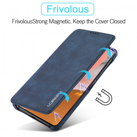 Capa Flip Capa Samsung Galaxy A52 4G / A52 5G LC.IMEEKE Efeito Couro