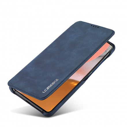 Capa Flip Capa Samsung Galaxy A52 4G / A52 5G LC.IMEEKE Efeito Couro