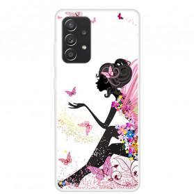 Capa Samsung Galaxy A52 4G / A52 5G Butterfly Lady