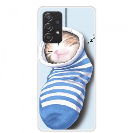 Samsung Galaxy A52 4G / A52 5G Case Sleeping Kitten