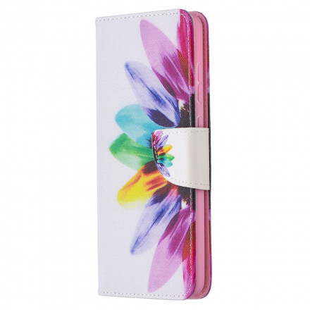 Capa Samsung Galaxy A72 4G / A72 5G Flor de Aquarela