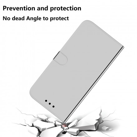 Samsung Galaxy A52 4G / A52 5G Capa de Espelho de Capa de Couro